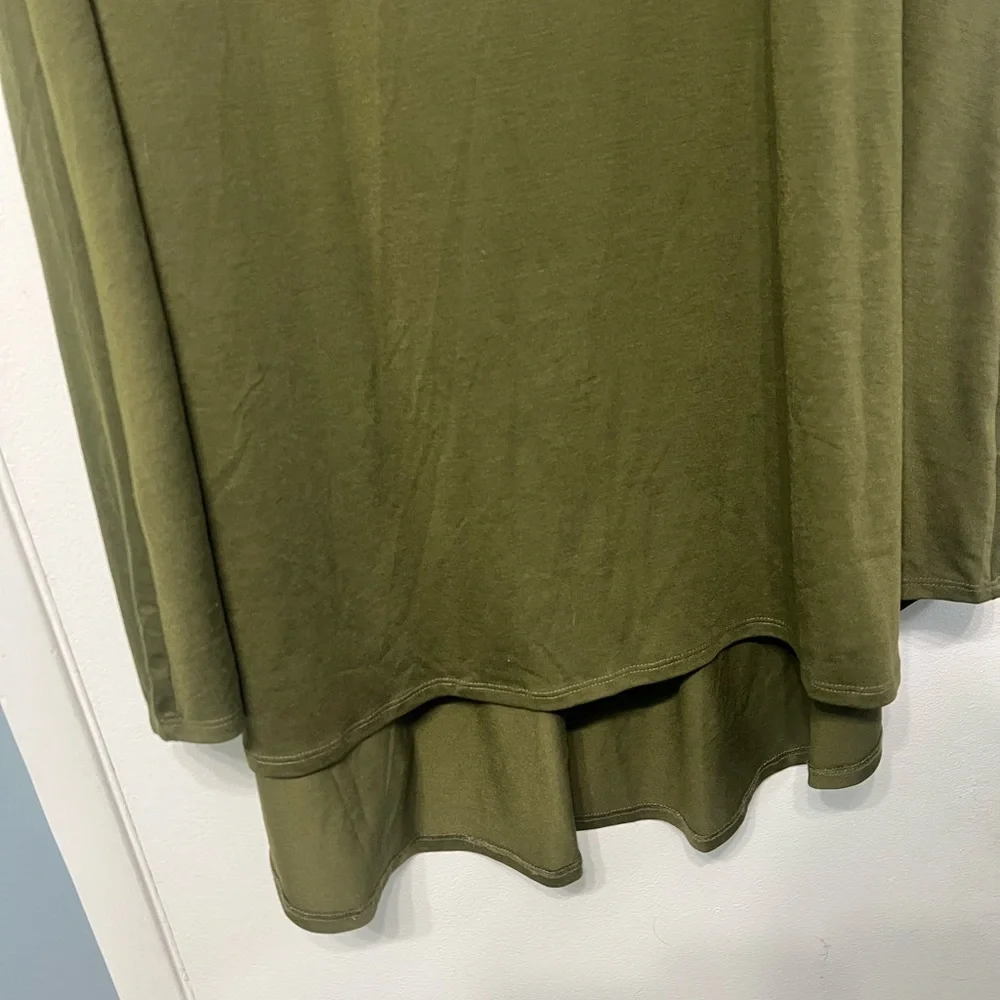 LulaRoe Army Green Carly Dress NWOT - Picture 4 of 7